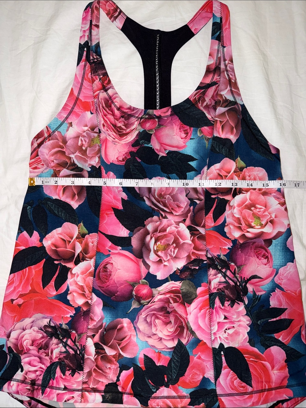 Lululemon Racerback Tank Top - Pink Multicolor - Picture 5 of 6